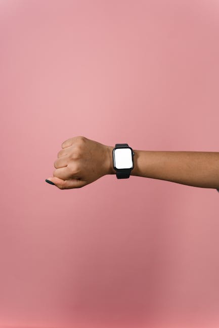 Smartwatch on wrist