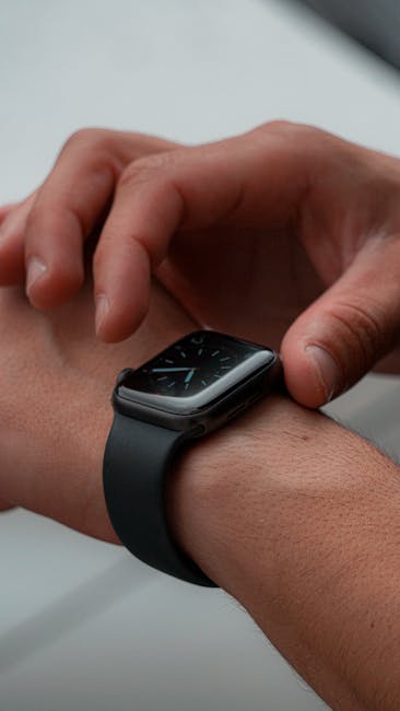 Smartwatch on wrist