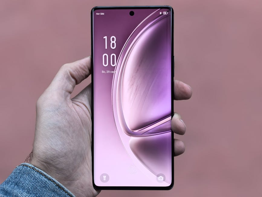 Budget smartphone display